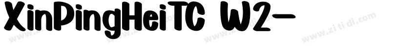 XinPingHeiTC W2字体转换